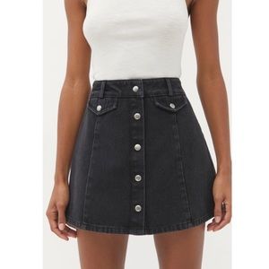 NWT Urban Outfitters Denim Button Up Skirt